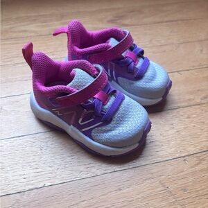 Adorable Baby New Balance Sneakers Pink Purple Gray